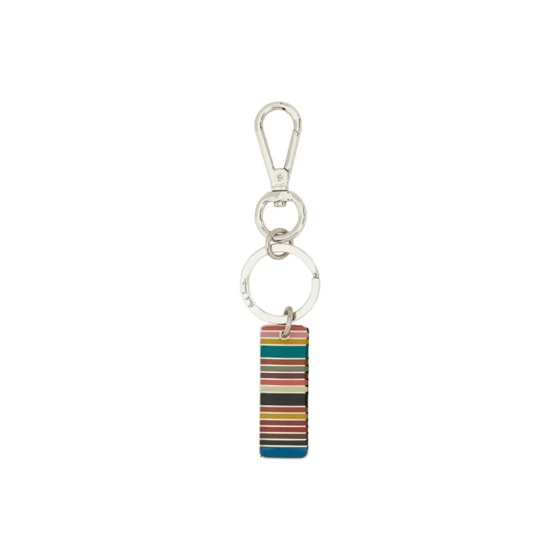 Paul Smith Signature Stripe Tag Keyring-3