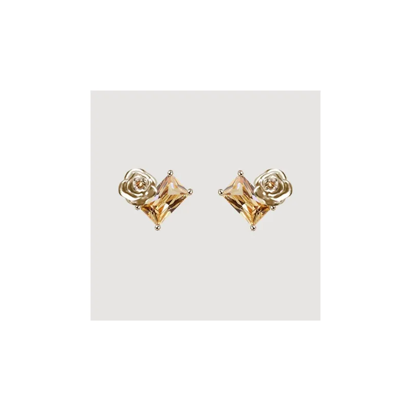 Masw Copper Alloy Stud Earrings Women's-1
