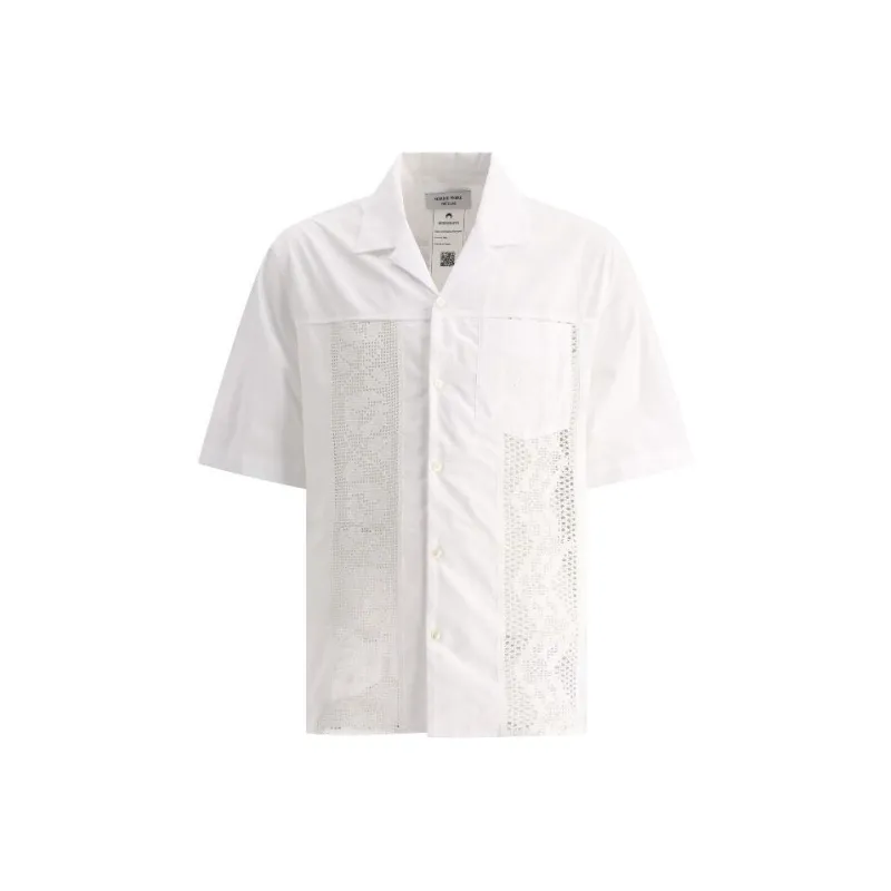 Marine Serre Shirts Men White-0