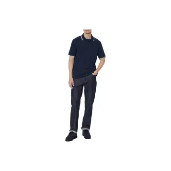 UNIQLO Polo Shirt Unisex Navy Blue