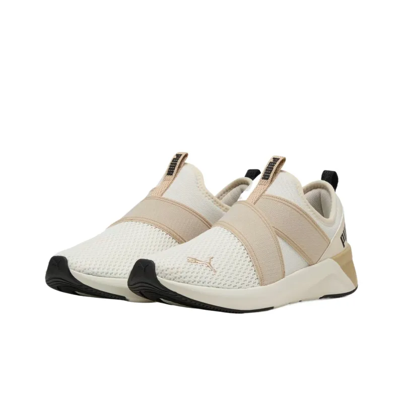 PUMA Soft Ride Low Top Running Shoes Women's Warm White-2