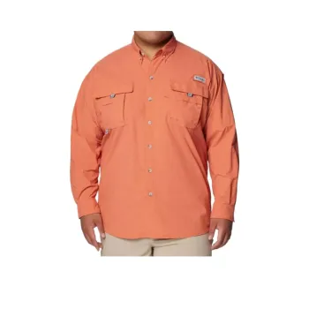 Columbia PFG Bahama Shirt Men's Fade-Resistant Peach