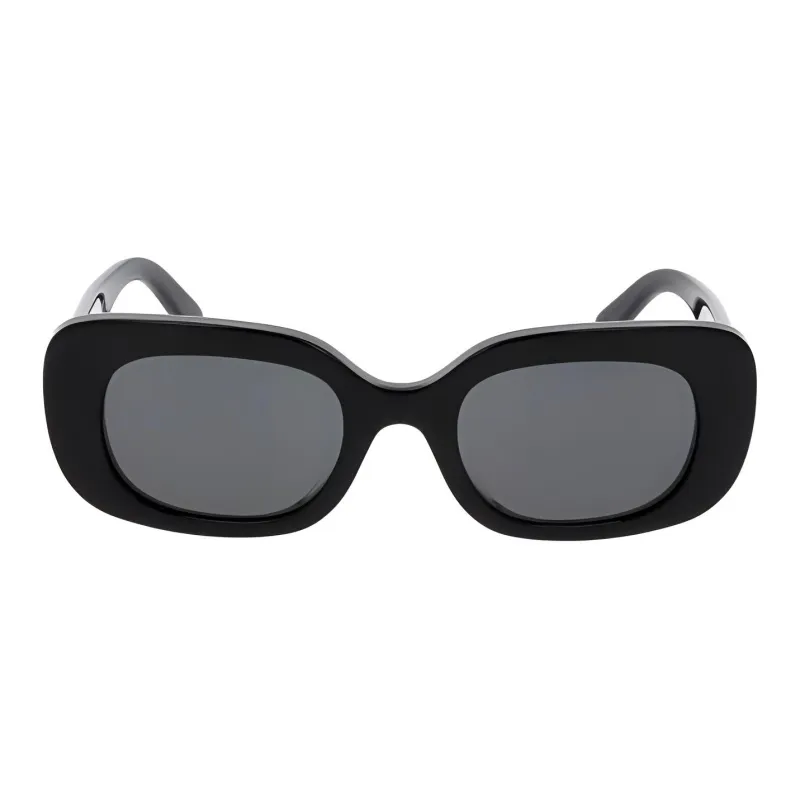 CELINE Rectangular Sunglasses Men's Black-1