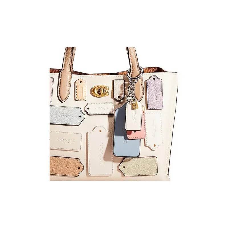 COACH Willow Pebbled Leather Shoulder Bag, Crossbody Bag, Handbag Medium Size Women's Chalk White-4