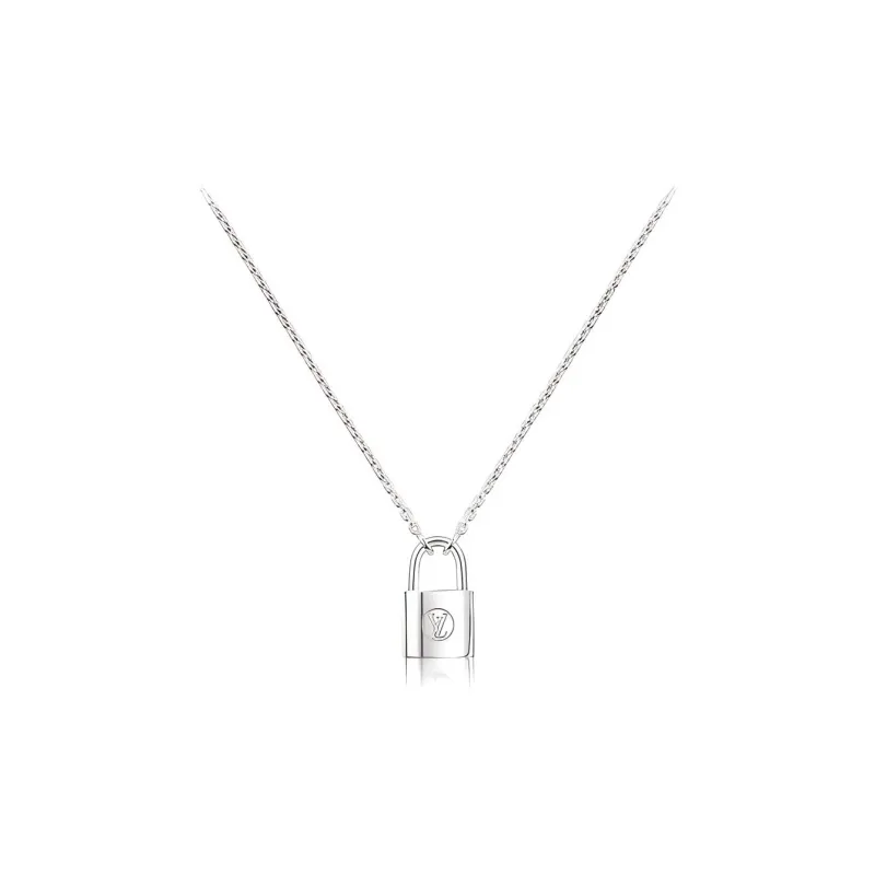 LOUIS VUITTON SiLOUIS VUITTONer Lockit Pendant Sterling SiLOUIS VUITTONer-0