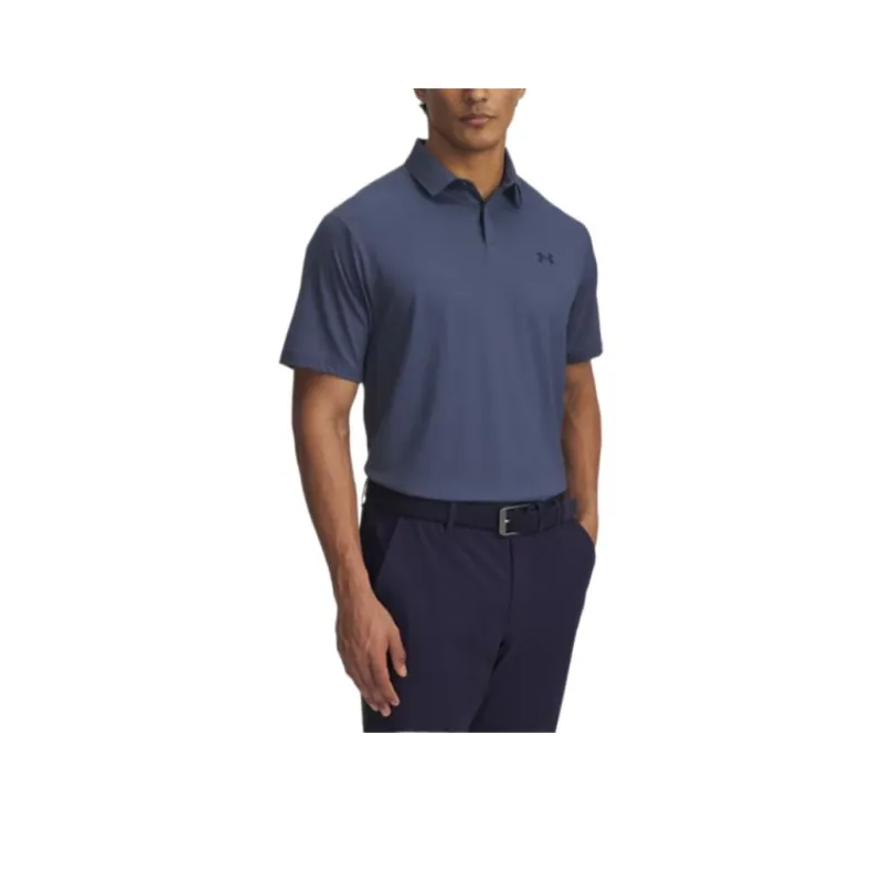 Under Armour Drive Chill Polo Shirt Men's Dark Purple-0