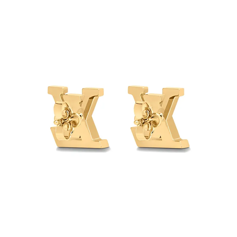 LOUIS VUITTON Metal Earrings Women's Gold-1
