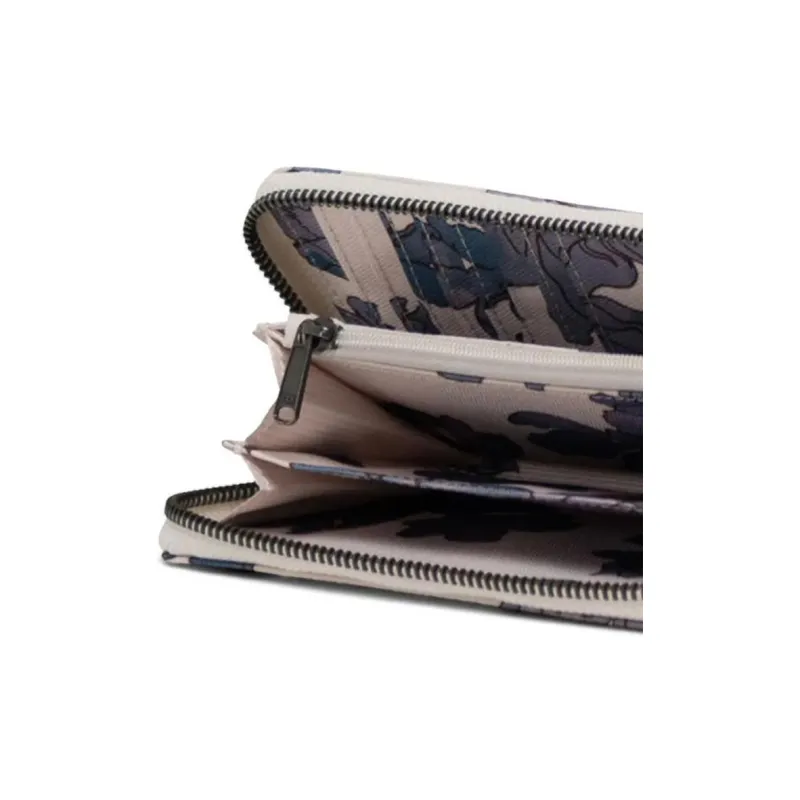 Herschel EcoSystem™ 600D Fabric Polyester Wallet Unisex Moonlight Floral Waves-4