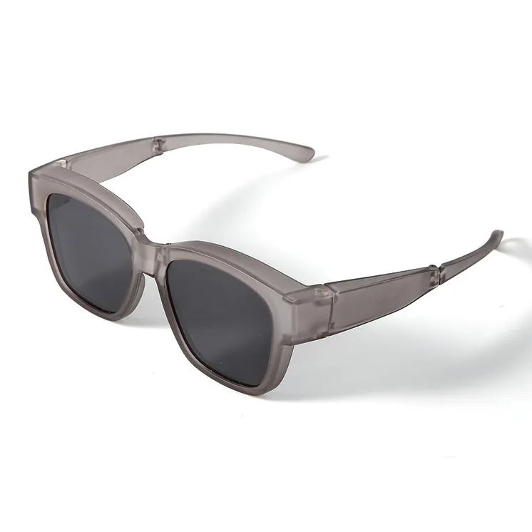 CACUSS Junior TR/Memory Plastic Square Sunglasses Unisex-12