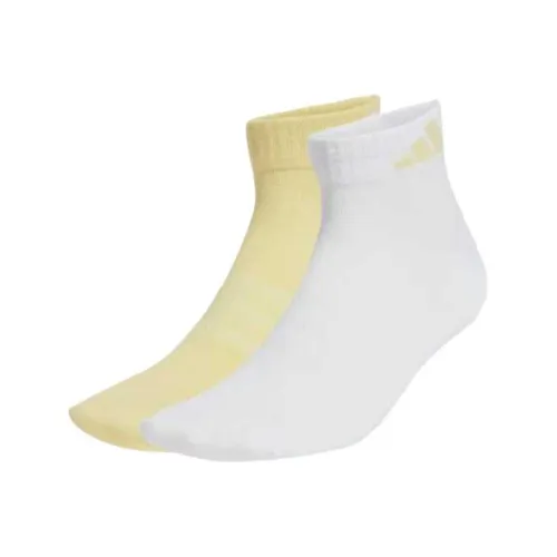 Adidas LOGO LIGHT ANKLE SOCKS Mid Calf Socks Women's 2 Pack