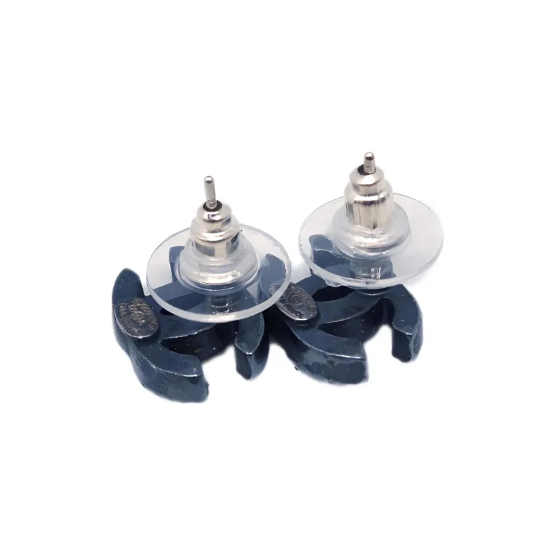 CHANEL 2004 CC logo Clip on Earrings-1
