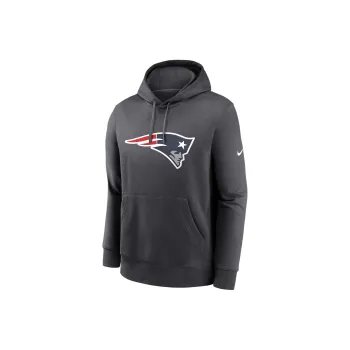 Nike New England Patriots Club Logo Men's Nike Nfl Pullover Hoodie