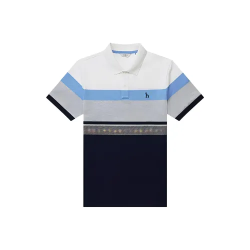 HAZZYS Polo Shirt Men's Dark Navy Blue