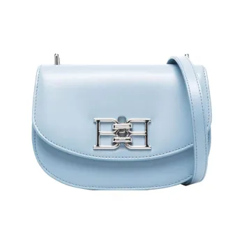 BALLY Beckie Calfskin Saddle Bag Shoulder Bag Crossbody Bag Regular Women's Blue