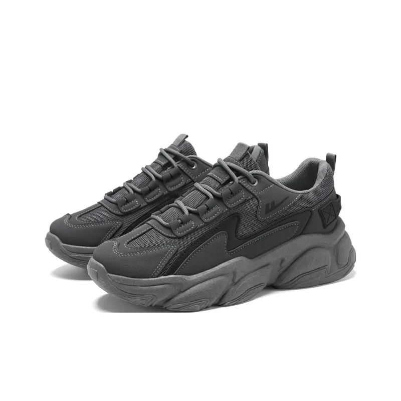 Warrior Low Top Chunky Sneakers Men's Gray-2