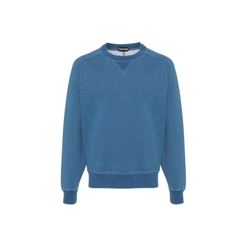 TOM FORD Jersey Ribbed Crewneck Sweatshirt-0