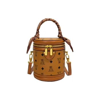 Bywhich PU Bucket Bag, Shoulder Crossbody Handbag Women's Brown
