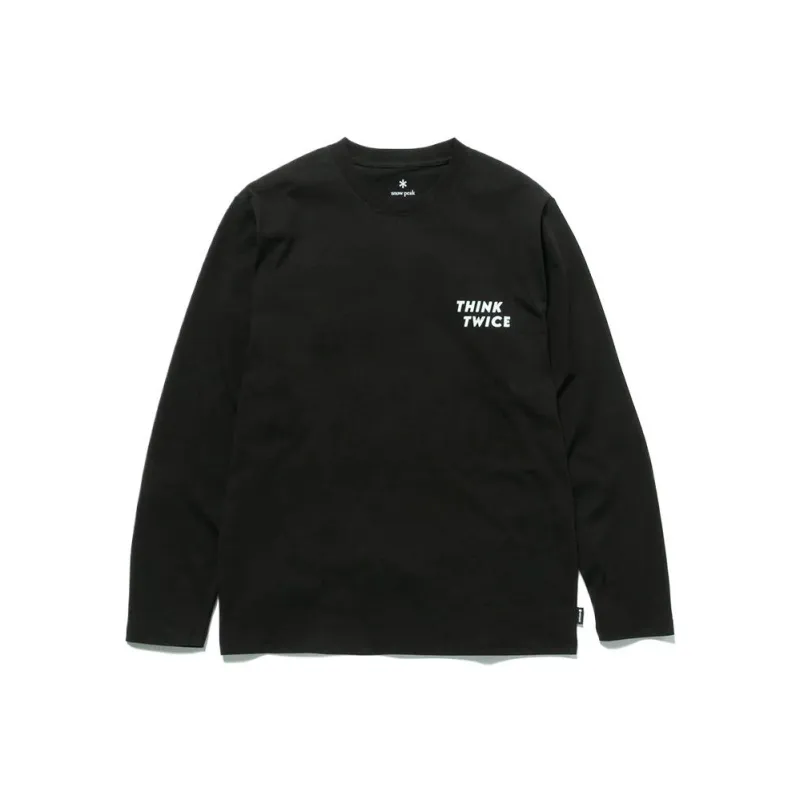 Snow Peak Think Twice Long Sleeve T Shirt T Shirt Men's-1