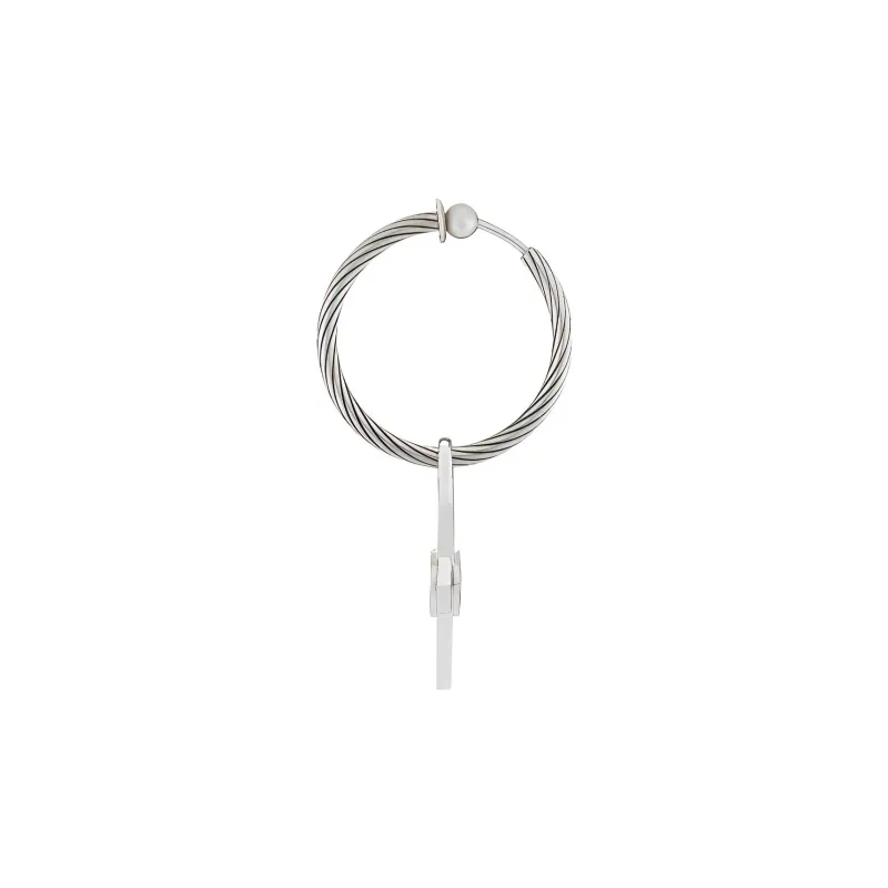GUCCI Hoop Earrings Women's Blue-1