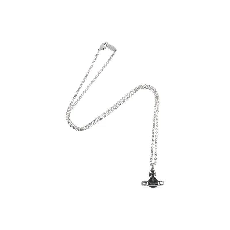 Vivienne Westwood Brass Necklaces Unisex Silver-1