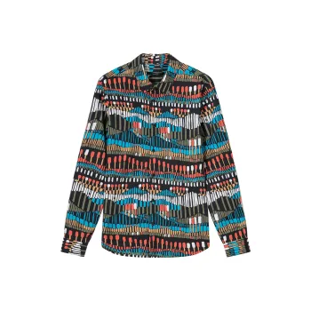 DAVID NAMAN Shirts Men Blue