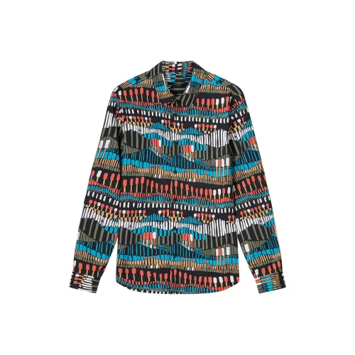 DAVID NAMAN Shirts Men Blue
