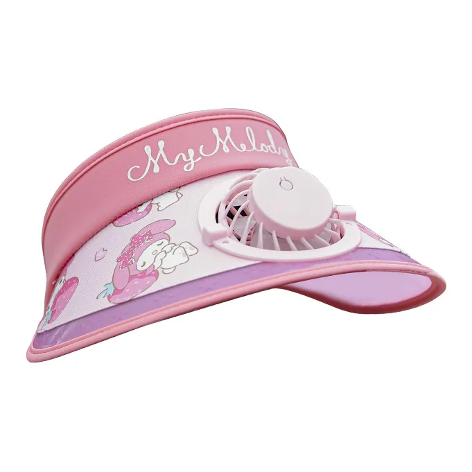 Sanrio Kuromi My Melody Polyamide Sun Protection Hats Kids'-12