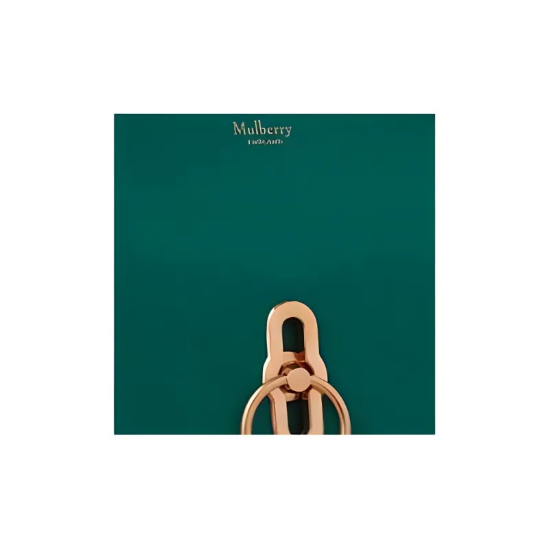 Mulberry Soft Grain Cow Leather Crossbody Bag, Shoulder Bag Regular Women's Peacock Green-4