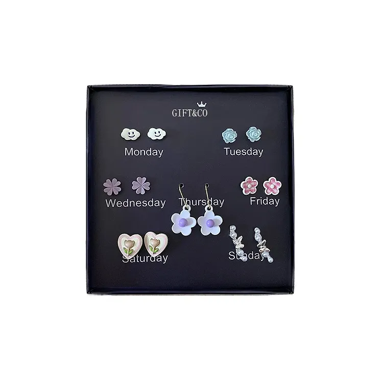 GIFT&CO S925 Silver Stud Earrings Women's-0