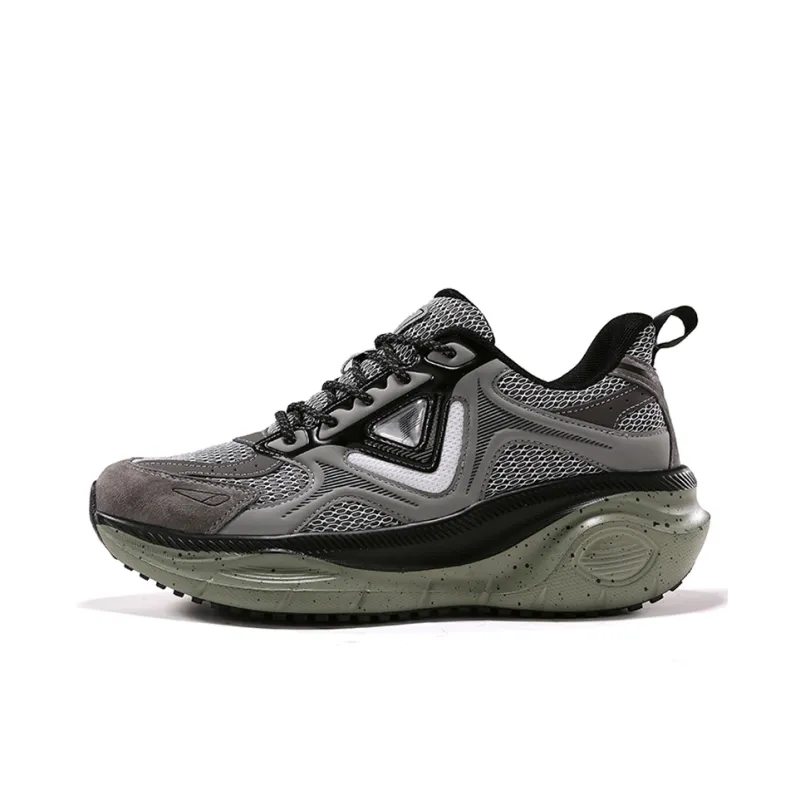 PES PANDA Running Shoes Unisex Low Top Time Gray, Time Beige Green, Time Silver Chestnut-10