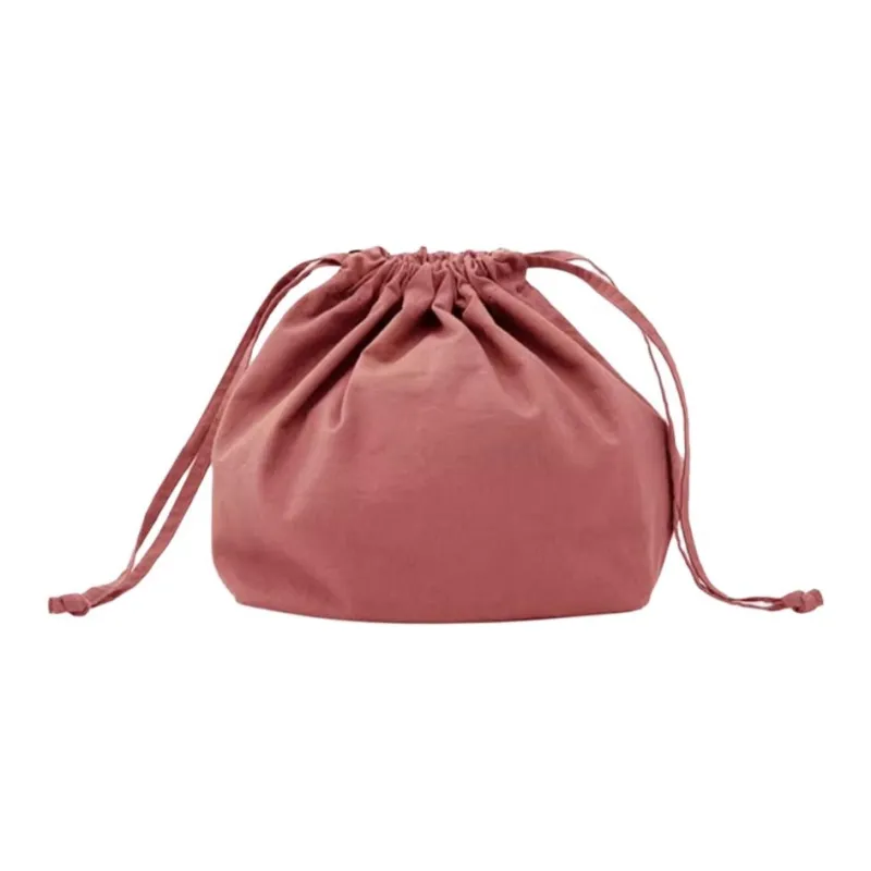 MUJI Cotton Handbag Medium Size Unisex Multicolor-6