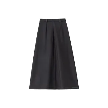 Oudifu Denim Long Skirts Women's