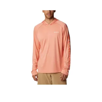 Columbia Fork Stream Sweatshirt Men's Summer Peach Red