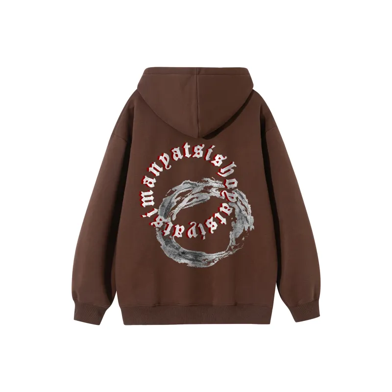 YATSI Sweatshirt Unisex Purple Green-10