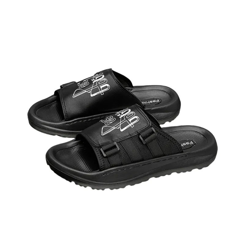 A Fairy Tale Of A Pair Of Shoes PU Polyurethane Abrasion Resistant Slide Slippers Men's-6