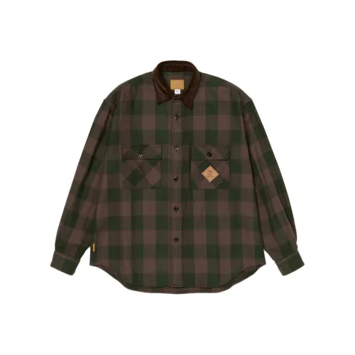 Timberland FW23 +81 3 Series Shirt Unisex Chocolate Brown