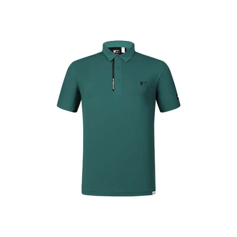FILA Polo Shirts Men Dark Iron Green-0