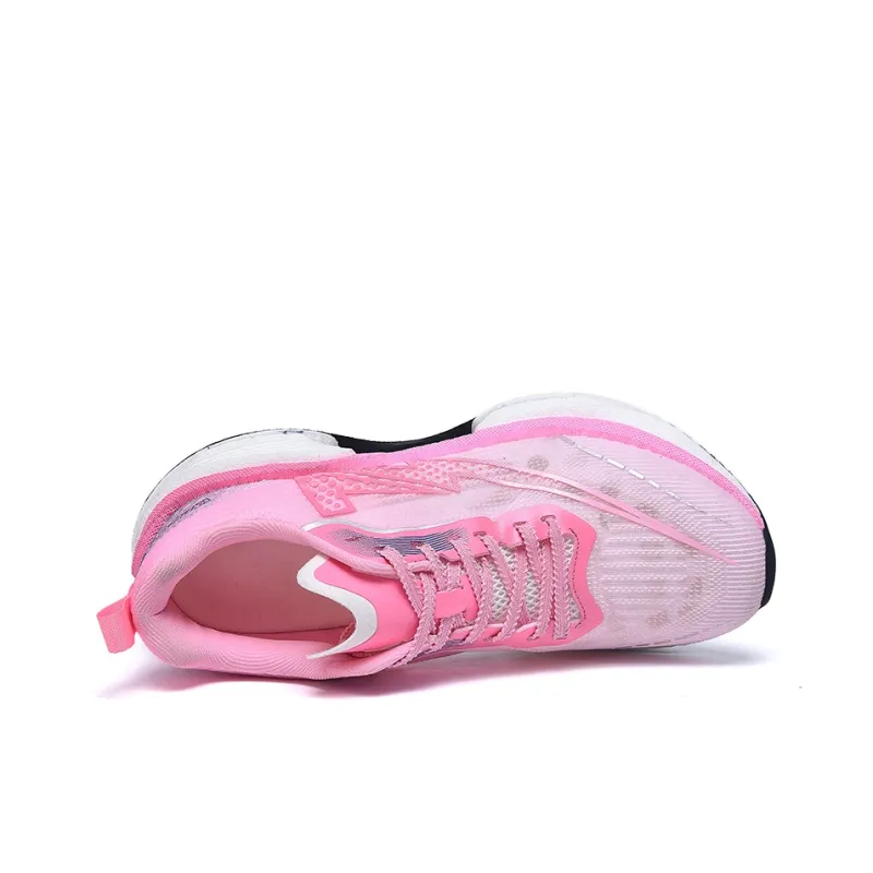 KZANSI Cushioning Low Top Running Shoes Men's Pink-2