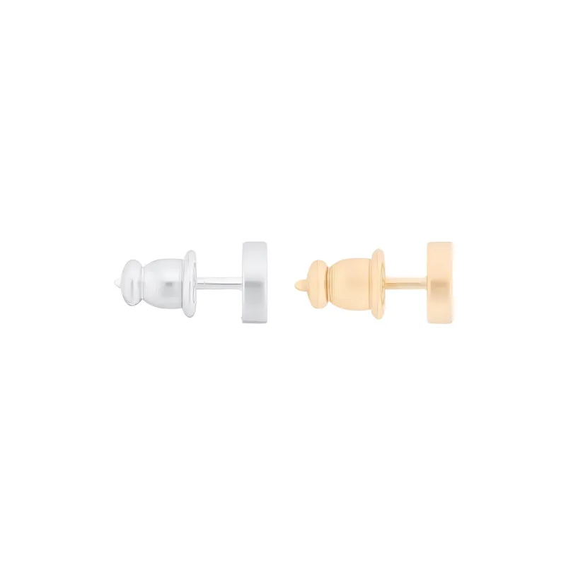 DIOR 925 Sterling Silver Earrings Men's Gold/Silver-2