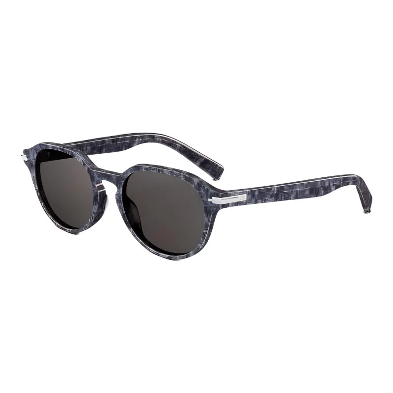 DIOR Oval Sunglasses Men's Gray-0