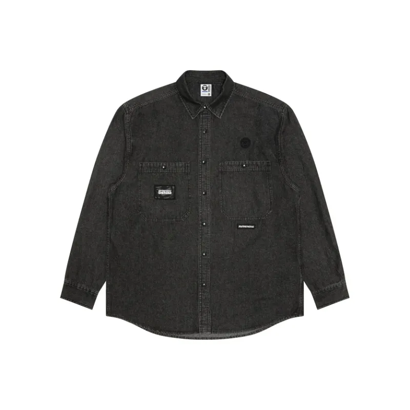 Aape Logo patch Shirt-0