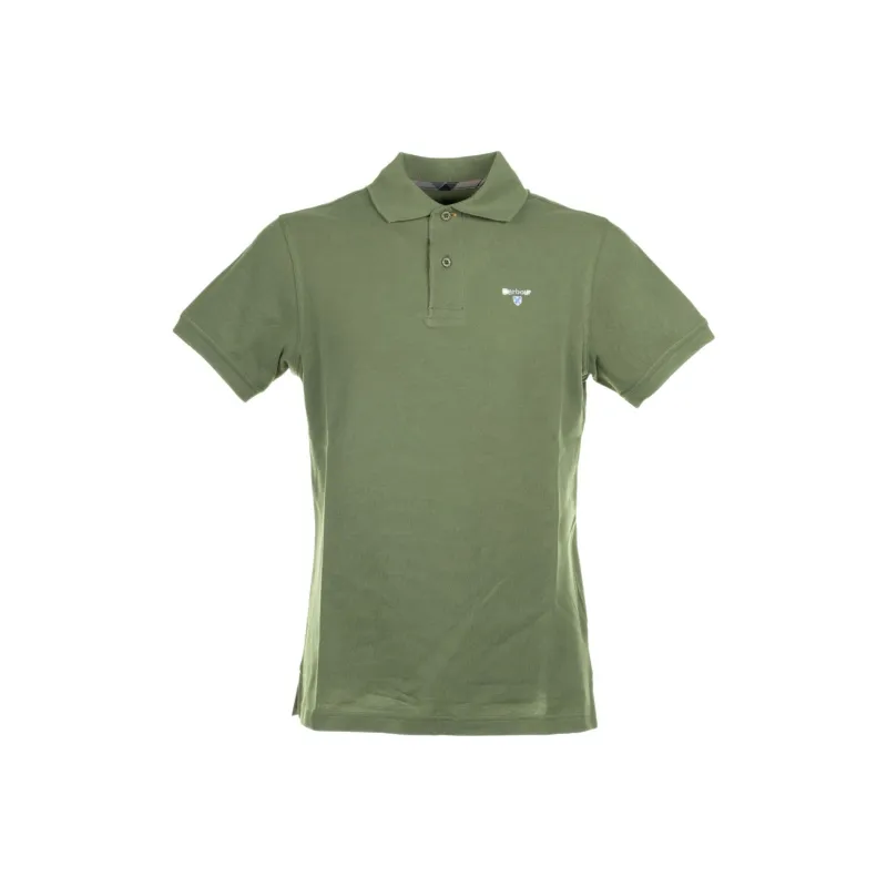 BARBOUR Polo Shirt Men's Olive Green-0