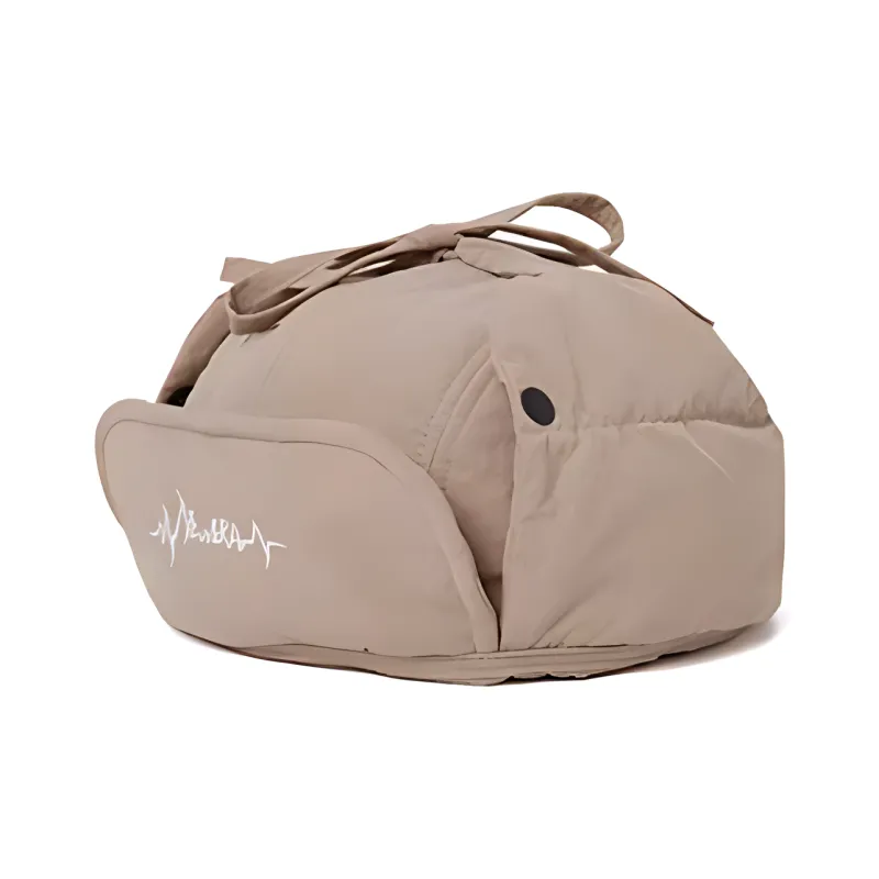 New Era Polyamide Trapper Hats Unisex Brown-0
