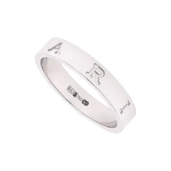 BVLGARI 18K White Gold Rings Women's Silver