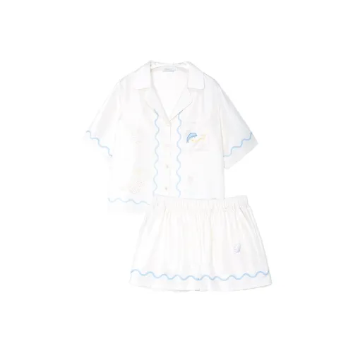 MANITO Pajama Set Women's White