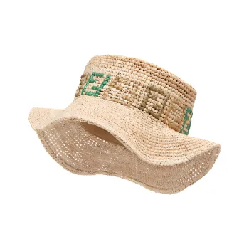FENDI Ff Motif Woven Bucket Hat