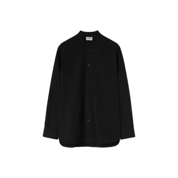 JIL SANDER Band-Collar Long Sleeved Shirt