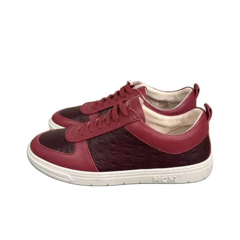 MCM Terrain Logo Brown Burgundy-2
