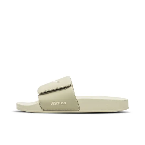 Mizuno Slide Slippers Unisex Ecru