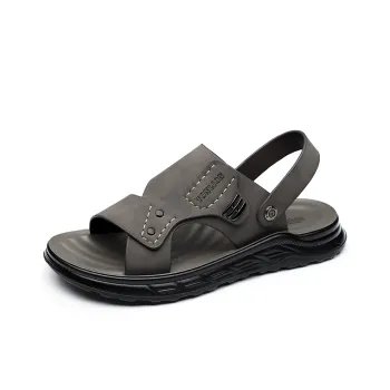 Tonlion Beach Sandals Men's Gray